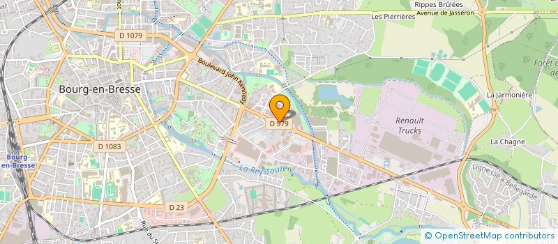 localisation de l'entreprise SCI JEANVOINE à BOURG-EN-BRESSE