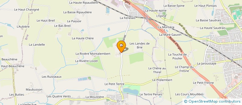 localisation de l'entreprise SCI JEAP à BRIE
