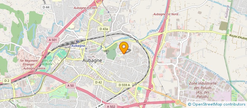 localisation de l'entreprise SCI JEAPHIVER à AUBAGNE