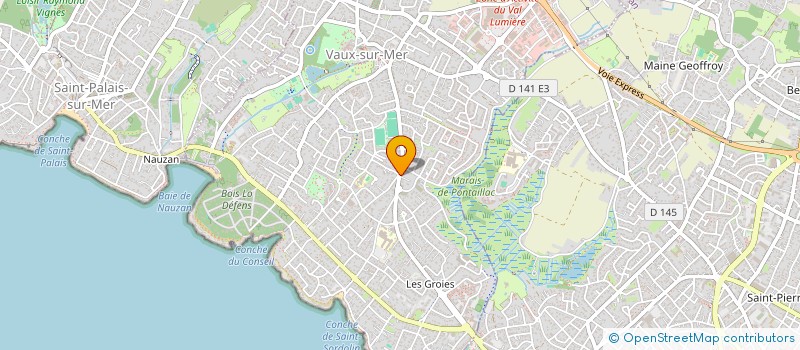 localisation de l'entreprise SCI JEASY  VAUX-SUR-MER