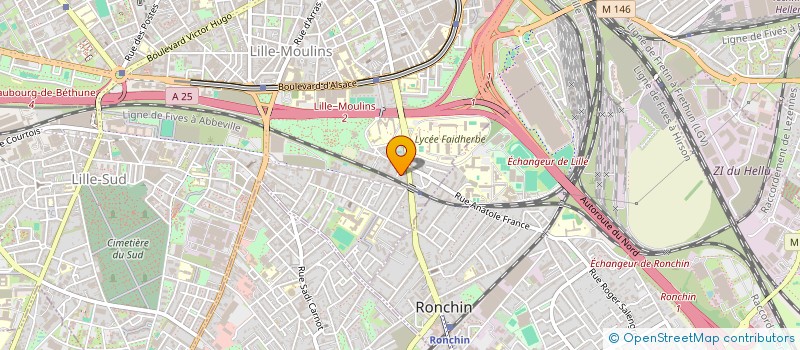 localisation de l'entreprise SCI JEAUBA  LILLE