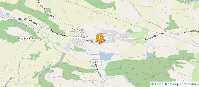 localisation de l'entreprise SCI JEB 1  MONTCARRA