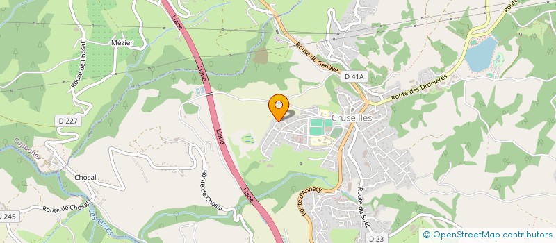 localisation de l'entreprise SCI JEB LASNIER  CRUSEILLES