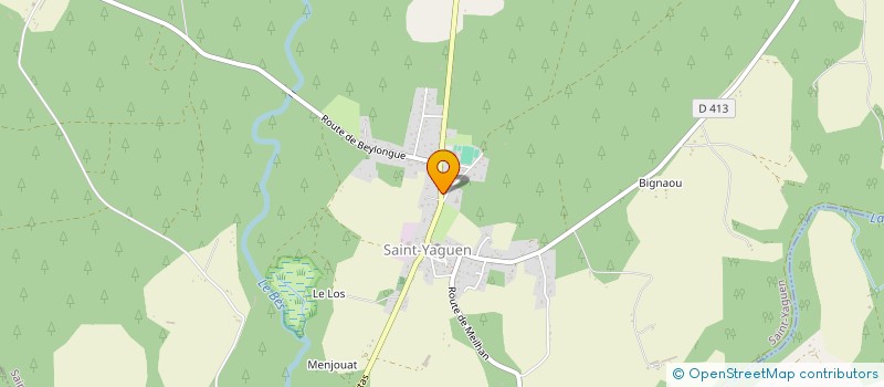 localisation de l'entreprise SCI JEBAPOUN  SAINT-YAGUEN