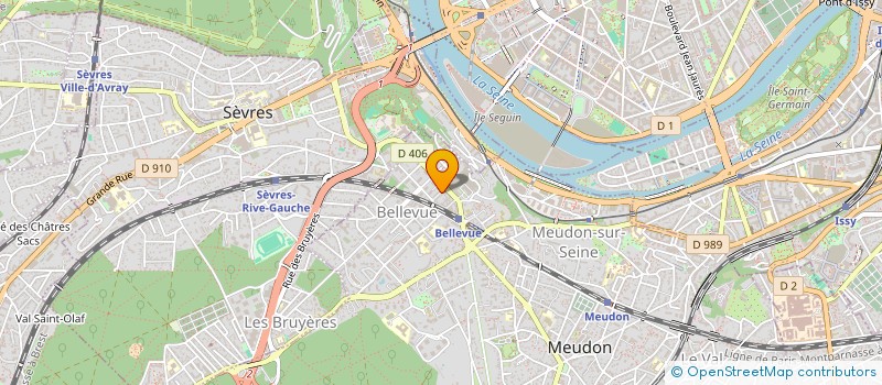 localisation de l'entreprise SCI JEBBA à MEUDON