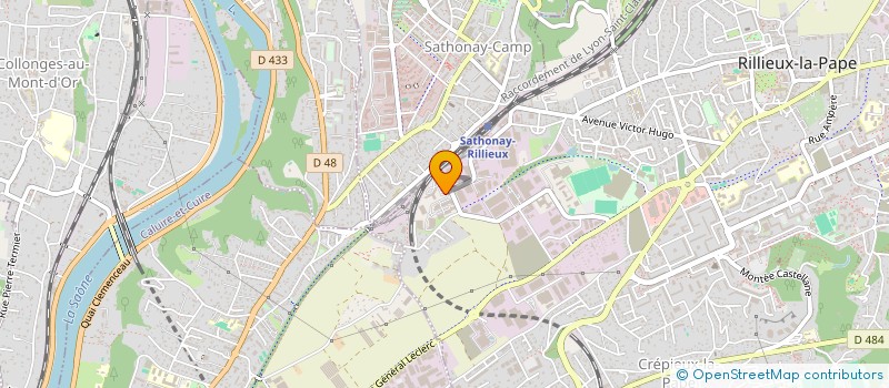 localisation de l'entreprise SCI JEBE  RILLIEUX-LA-PAPE