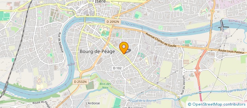 localisation de l'entreprise SCI JEBE  BOURG-DE-PEAGE