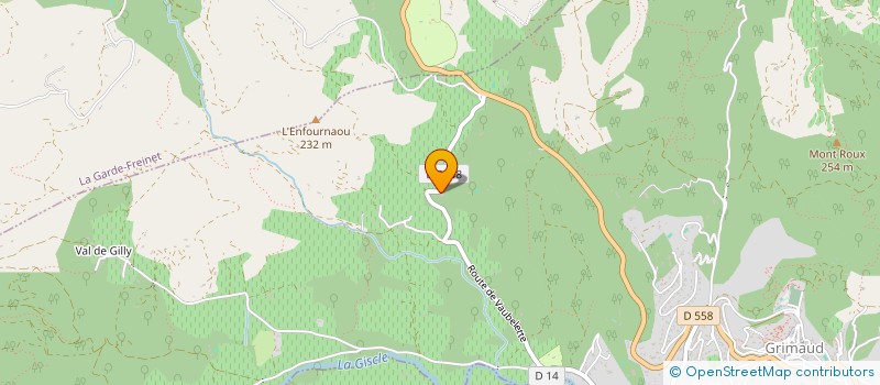 localisation de l'entreprise SCI JEBEL à GRIMAUD
