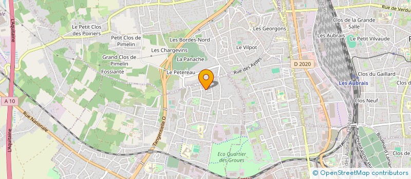 localisation de l'entreprise SCI JEBLAM à SAINT-JEAN-DE-LA-RUELLE