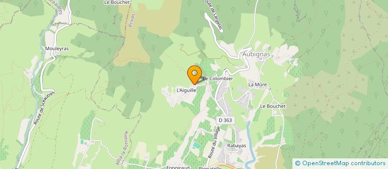 localisation de l'entreprise SCI JEBORAH à ALBA-LA-ROMAINE