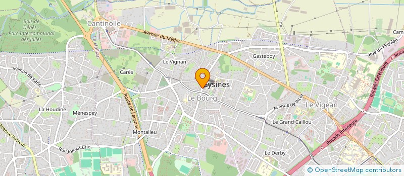 localisation de l'entreprise SCI JEBS  EYSINES