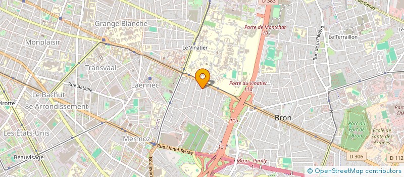 localisation de l'entreprise SCI JEBWEST  BRON