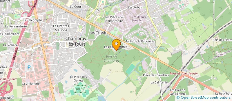 localisation de l'entreprise SCI JEC  CHAMBRAY-LES-TOURS