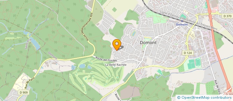 localisation de l'entreprise SCI JEC  DOMONT