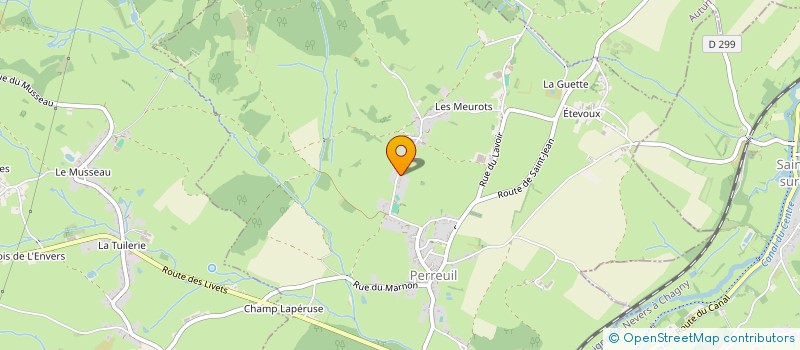 localisation de l'entreprise SCI JEC  PERREUIL