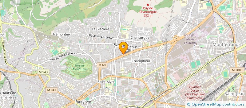 localisation de l'entreprise SCI JEC MARTINS  CLERMONT-FERRAND