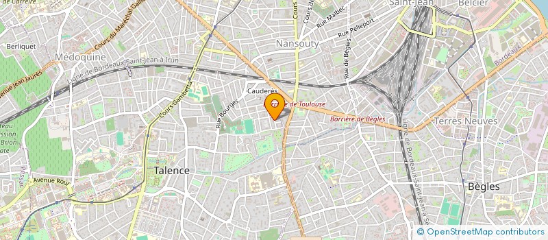 localisation de l'entreprise SCI JECA  TALENCE