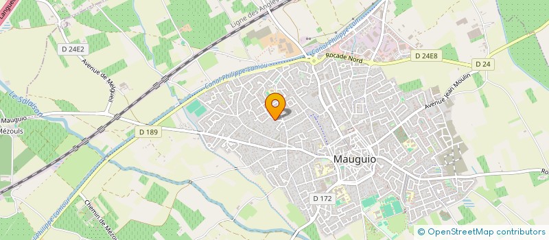 localisation de l'entreprise SCI JECA  MAUGUIO