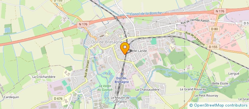 localisation de l'entreprise SCI JECA  DOL-DE-BRETAGNE