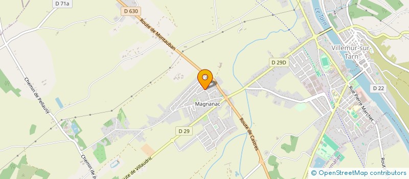 localisation de l'entreprise SCI JECADU  VILLEMUR-SUR-TARN