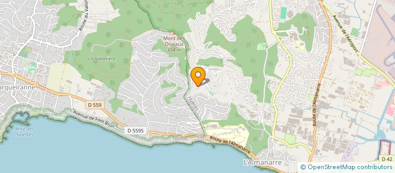 localisation de l'entreprise SCI JECANER à HYERES