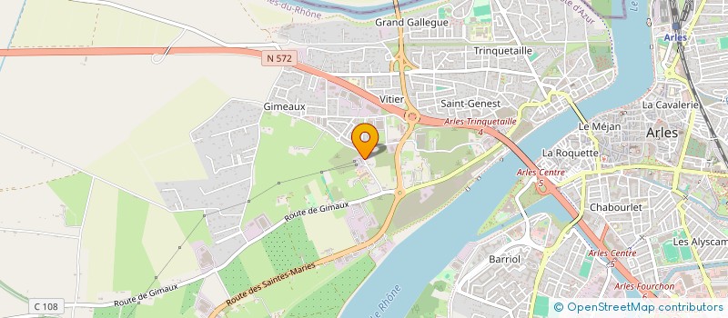 localisation de l'entreprise SCI JECE à ARLES