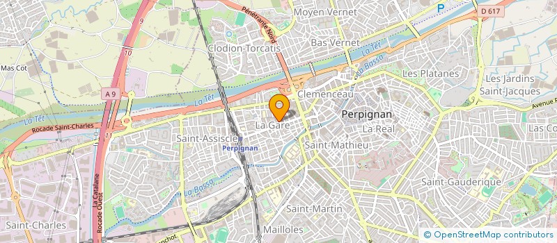 localisation de l'entreprise SCI JECEFRA à PERPIGNAN
