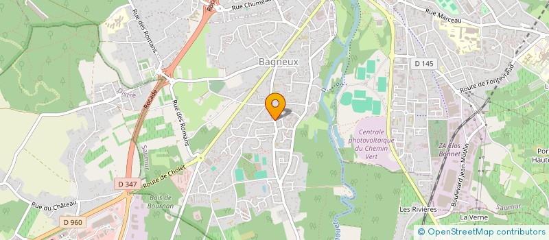 localisation de l'entreprise SCI JECF  SAUMUR