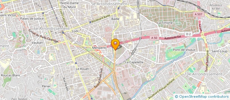localisation de l'entreprise SCI JECJN à MARSEILLE