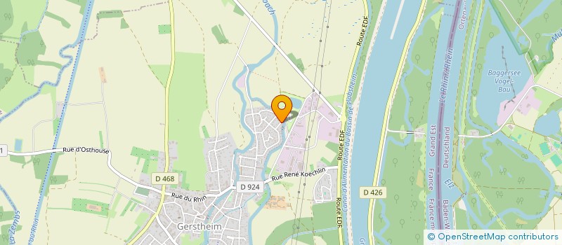 localisation de l'entreprise SCI JECKO TTM  GERSTHEIM