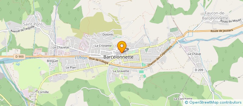 localisation de l'entreprise SCI JECO à BARCELONNETTE