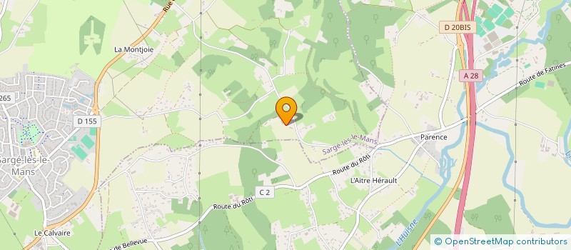 localisation de l'entreprise SCI JECOMY  SARGE-LES-LE-MANS