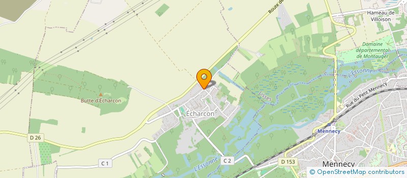 localisation de l'entreprise SCI JECY  ECHARCON
