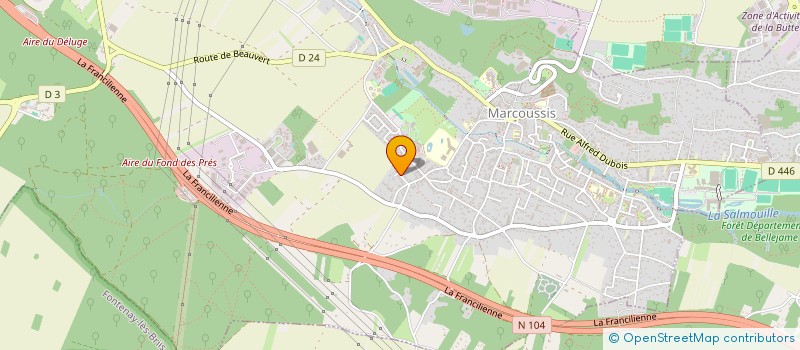 localisation de l'entreprise SCI JECY  MARCOUSSIS