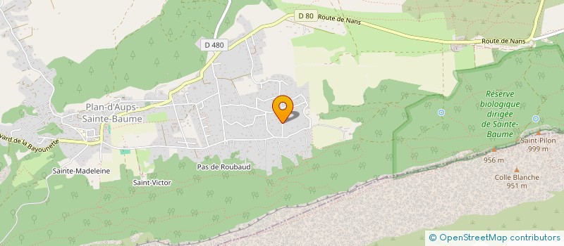 localisation de l'entreprise SCI JEDA à PLAN-D'AUPS-SAINTE-BAUME