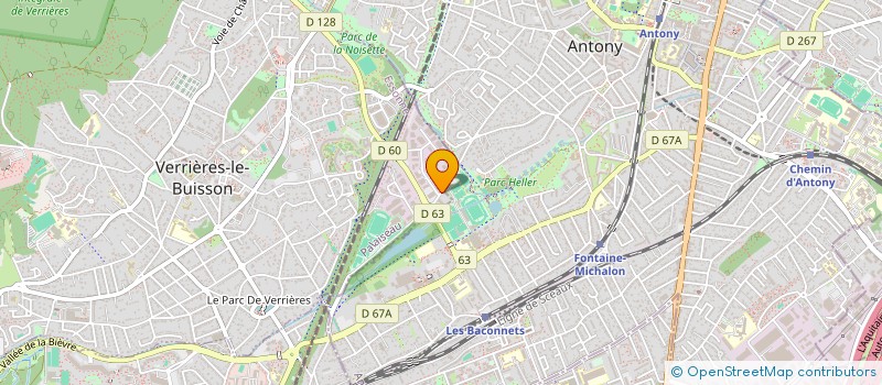 localisation de l'entreprise SCI JEDAI  VERRIERES-LE-BUISSON