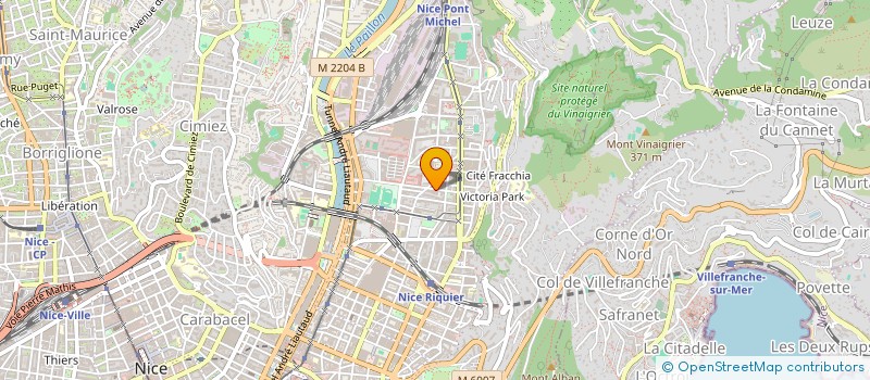 localisation de l'entreprise SCI JEDAN  NICE