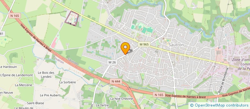 localisation de l'entreprise SCI JEDI ONE à SAUTRON