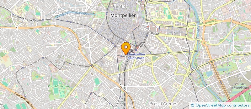 localisation de l'entreprise SCI JEDIE à MONTPELLIER