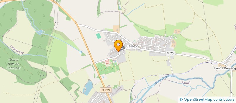 localisation de l'entreprise SCI JEDO  LAQUENEXY