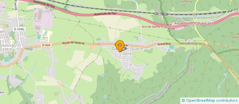 localisation de l'entreprise SCI JEDO  DANNE-ET-QUATRE-VENTS