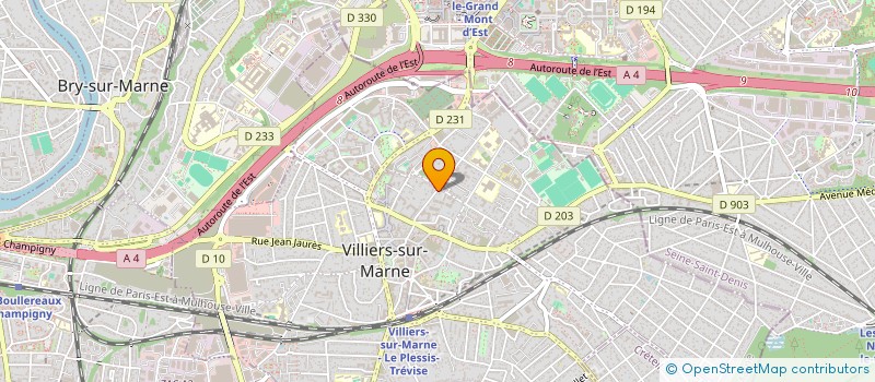 localisation de l'entreprise SCI JEDOUARD  VILLIERS-SUR-MARNE