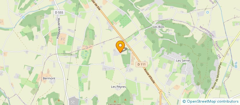 localisation de l'entreprise SCI JEED  MONTOISON