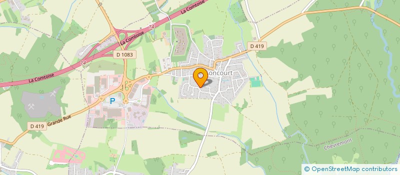localisation de l'entreprise SCI JEEF à BESSONCOURT