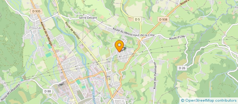 localisation de l'entreprise SCI JEEF  BAGNERES-DE-BIGORRE