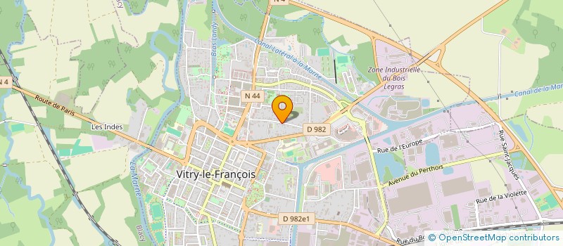 localisation de l'entreprise SCI JEEP INVEST à VITRY-LE-FRANCOIS