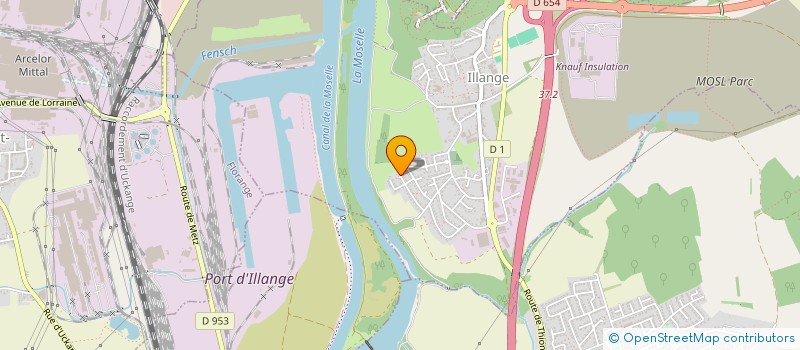 localisation de l'entreprise SCI JEF  ILLANGE