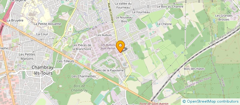 localisation de l'entreprise SCI JEFF  SAINT-AVERTIN