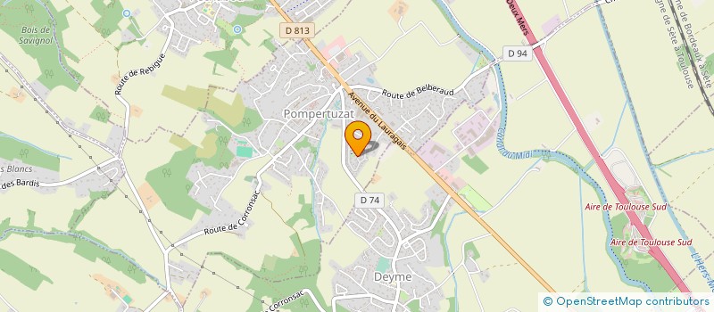 localisation de l'entreprise SCI JEFF  ODARS