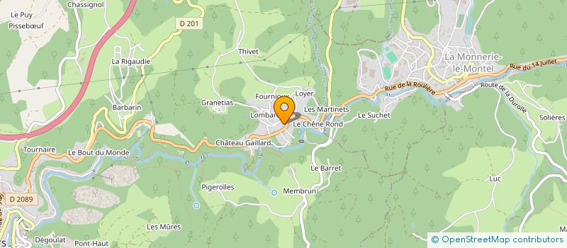 localisation de l'entreprise SCI JEFF IMMO  THIERS